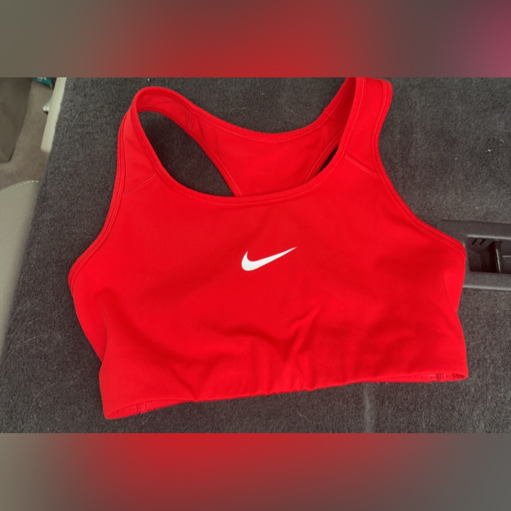 Red Nike Sports Bra